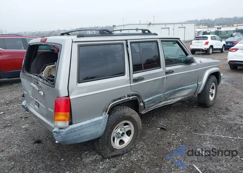 2000 Jeep Cherokee Sport из США, поврежденный, VIN 1J4FF48S1YL131481